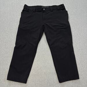 Duluth Trading Pants Mens 42x30 Cargo Flexpedition Slim Fit Black Straight Leg